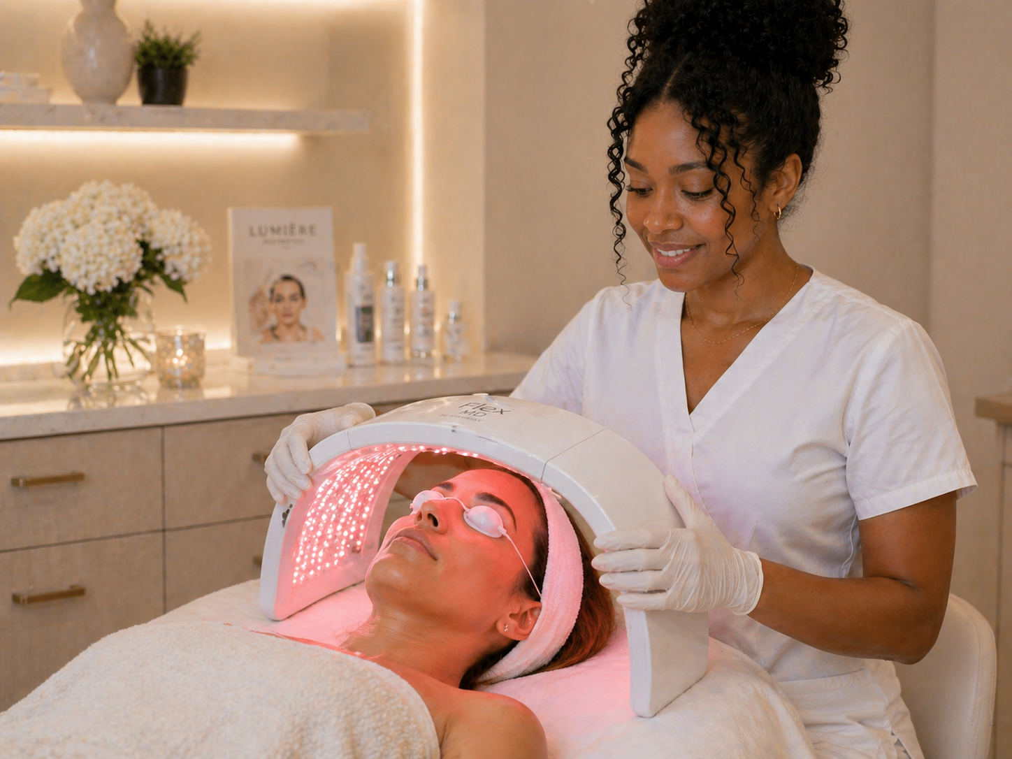 Plastic surgery practice patient consultation