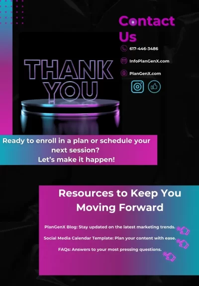 Blueprint Page 15: Sample Marketing Framework